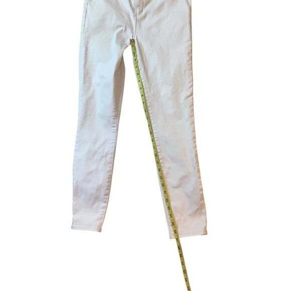 Abercrombie & Fitch Jeans Size 4 R Womens White Simone High Rise Super Skinny - Picture 5 of 10